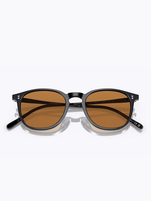 Oliver Peoples Finley 1993 Sun Black with Cognac Lens 6