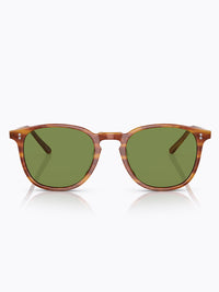 Oliver Peoples Finley 1993 Sun Sugi Tortoise with Green Crystal Lens 2