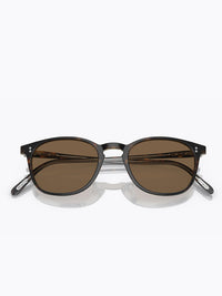 Oliver Peoples Finley Vintage Sun-F 362-Horn with Brown Lens 6