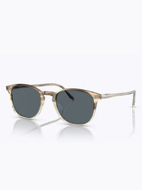 Oliver Peoples Finley Vintage Sun Military VSB with Blue Lens