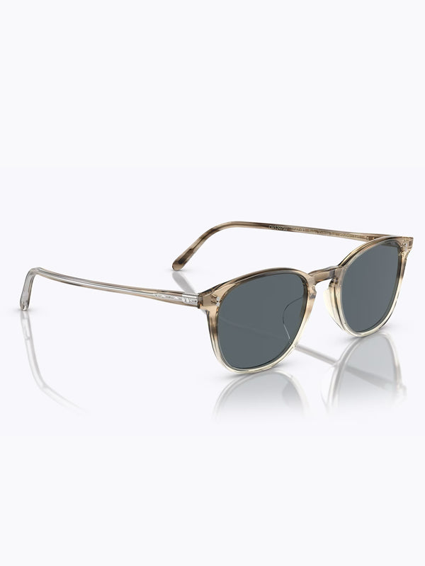 Oliver Peoples Finley Vintage Sun Military VSB with Blue Lens 3