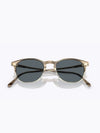 Oliver Peoples Finley Vintage Sun Military VSB with Blue Lens 6