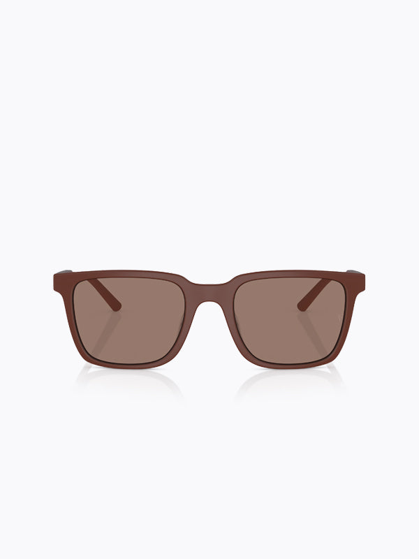 Oliver Peoples Mr Federer Sunglasses in Semi-Matte Brick-Sierra Color 2