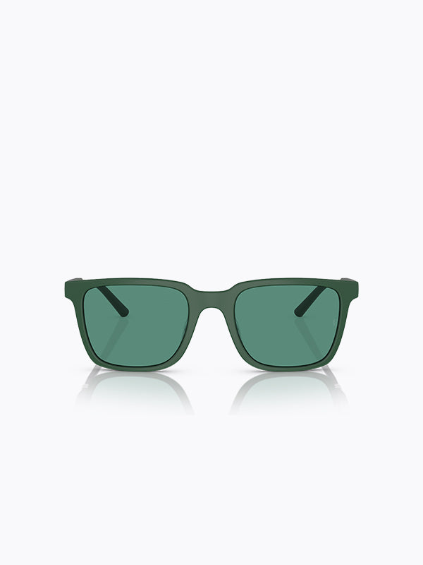 Oliver Peoples Mr Federer Sunglasses in Semi-Matte Ryegrass-Forest Color 2