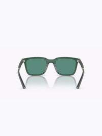 Oliver Peoples Mr Federer Sunglasses in Semi-Matte Ryegrass-Forest Color 5
