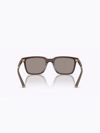 Oliver Peoples Mr Federer Sunglasses in Umbre-Desert Flash Mirror Color 5