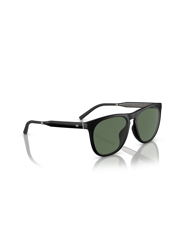 Oliver Peoples Roger Federer R-1 Sunglasses in Semi-Matte Black G-15 Polar Color 3