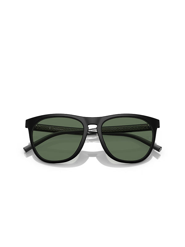 Oliver Peoples Roger Federer R-1 Sunglasses in Semi-Matte Black G-15 Polar Color 4