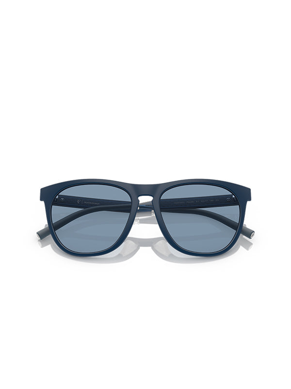 Oliver Peoples Roger Federer R-1 Sunglasses in Semi-Matte Blue Ash-Marine Color 3