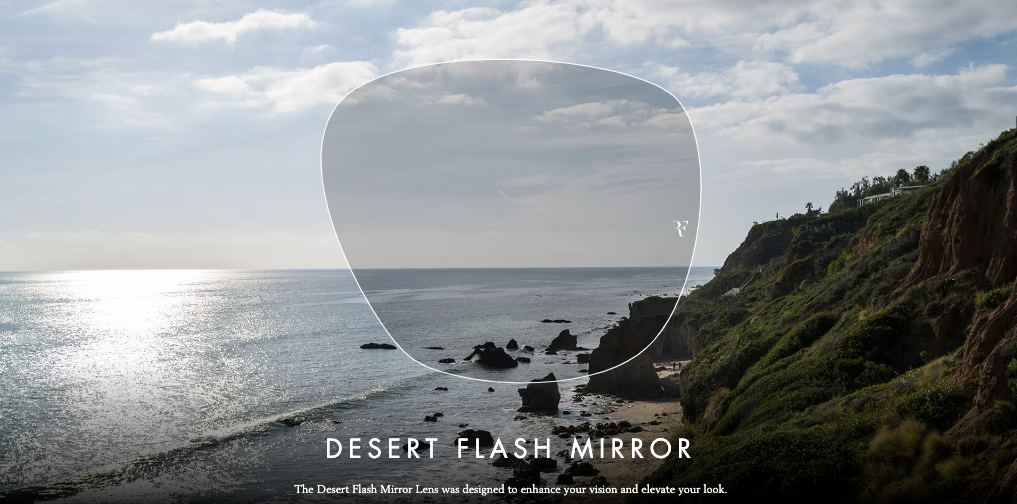 Oliver Peoples Roger Federer R-1 Sunglasses in Umber - Desert Flash Mirror