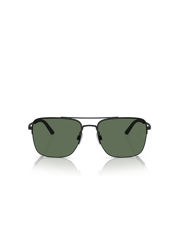 Oliver Peoples Roger Federer R-2 Sunglasses in Black/Matte Black -G-15 Polar Color 2