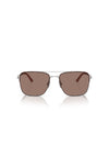 Oliver Peoples Roger Federer R-2 Sunglasses in Brick/Silver Sierra Color 2