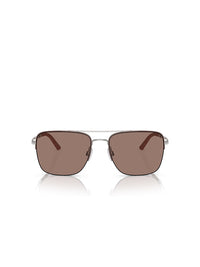 Oliver Peoples Roger Federer R-2 Sunglasses in Brick/Silver Sierra Color 2