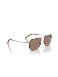 Oliver Peoples Roger Federer R-2 Sunglasses in Brick/Silver Sierra Color 3
