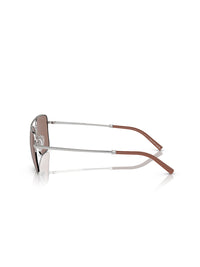 Oliver Peoples Roger Federer R-2 Sunglasses in Brick/Silver Sierra Color 4