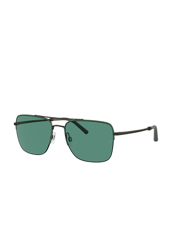 Oliver Peoples Roger Federer R-2 Sunglasses in Ryegrass/Pewter Forest Color
