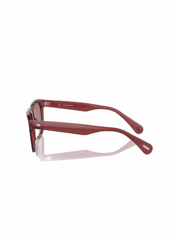 Oliver Peoples Roger Federer R-3 Sunglasses in Brick Sierra Color 4