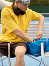 Oversized Drop Shoulder Short Sleeve T-Shirt in Yellow Color 3
