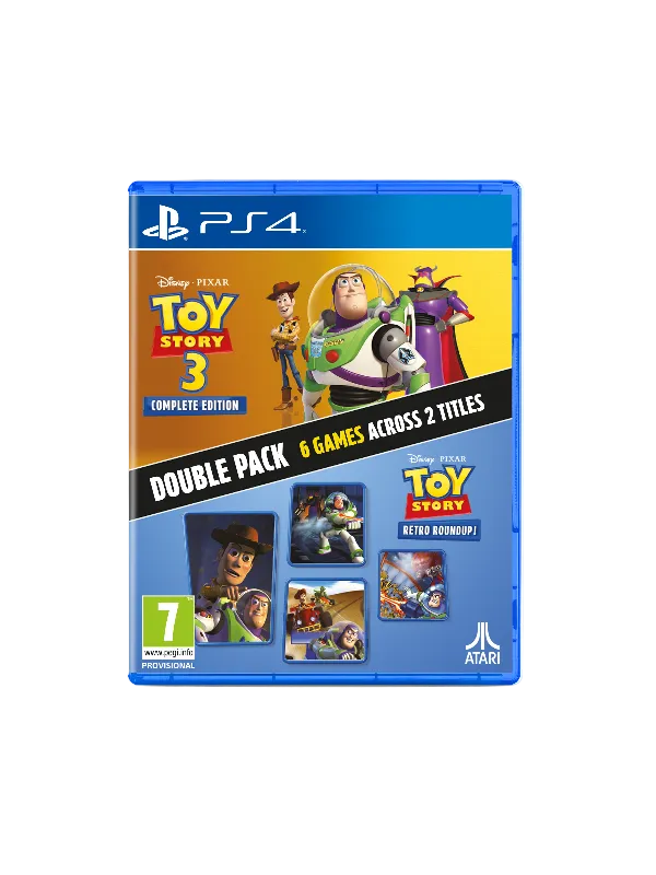 PS4 Toy Story: Retro Roundup! + Toy Story 3 Complete Edition Double Pack