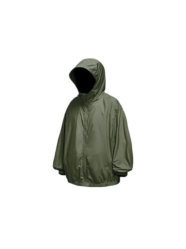 Packable Lightweight UV Protection Jacket in Dark Green Color
