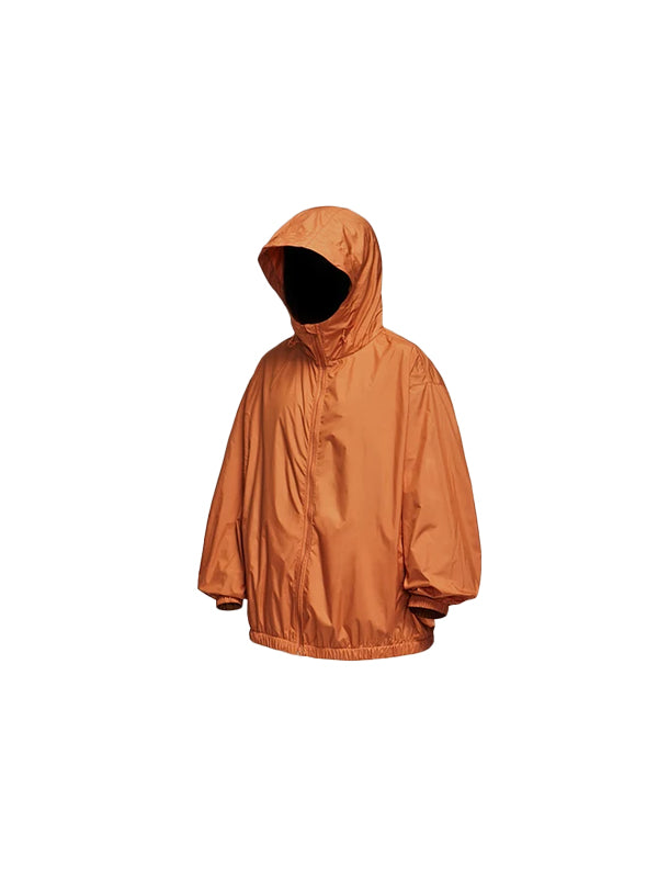 Packable Lightweight UV Protection Jacket in Orange Color
