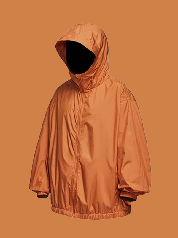 Packable Lightweight UV Protection Jacket in Orange Color 3