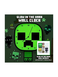 Paladone Minecraft Creeper Glow In The Dark Wall Clock 3