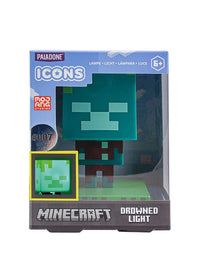 Paladone Minecraft Drowned Zombie Icon Light (#007) 4