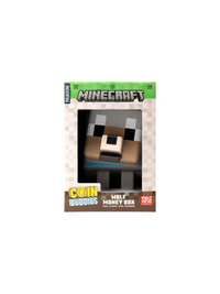Paladone Minecraft Wolf Shaped Money Box
