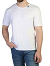 Palm Angels Logo Tag Round-Neck White Lounge T-shirt 3