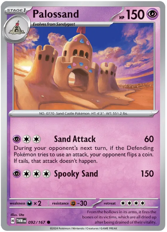 [Collector Troves] Pokemon Scarlet & Violet Twilight Masquerade Palossand Card
