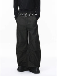 Parisian Twill Curved Wide Leg Jeans 2