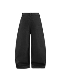Parisian Twill Curved Wide Leg Jeans 8