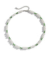 Pearl With Green Beads Necklace