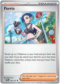 [Collector Troves] Pokemon Scarlet & Violet Twilight Masquerade Trainer Perrin Card