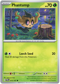 [Collector Troves] Pokemon Scarlet & Violet Twilight Masquerade Phantump Card