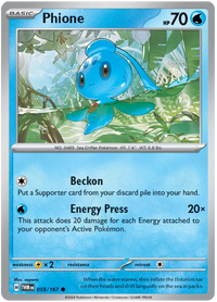 [Collector Troves] Pokemon Scarlet & Violet Twilight Masquerade Phione Card