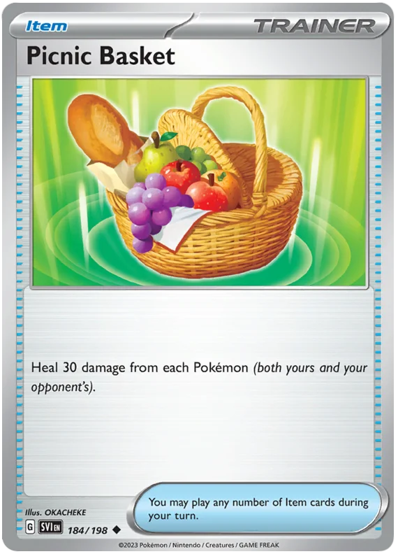 Pokemon Scarlet & Violet Picnic Basket Card