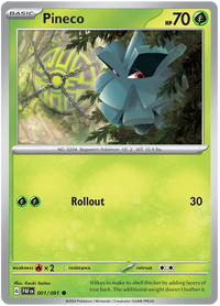 [Collector Troves] Pokemon Scarlet & Violet Paldean Fates Pineco Card