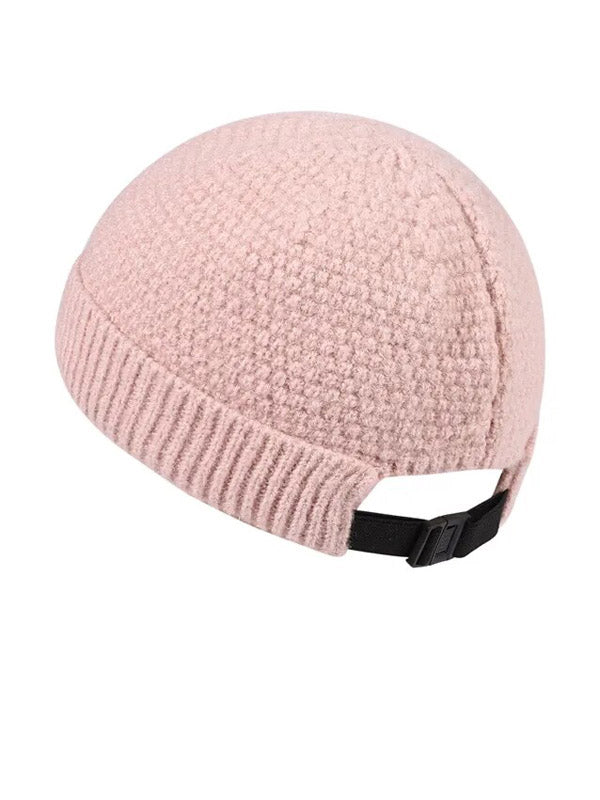 Pink Beanie with Strap