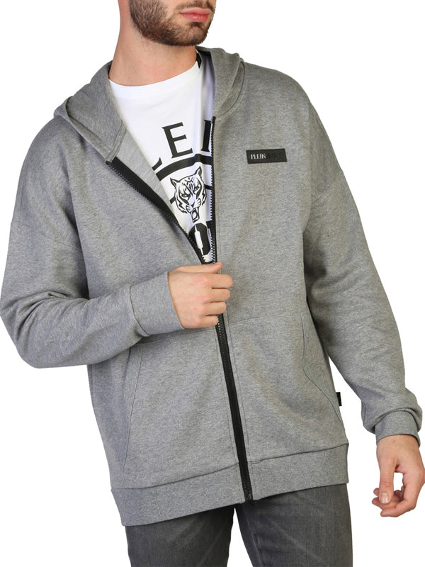 Plein Sport Grey Hoodie Jacket