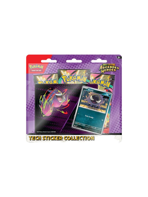 Pokémon Mega Evolution: Ascended Heroes Tech Sticker Collection (Gastly)