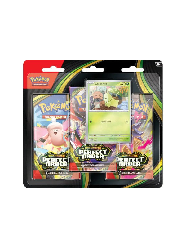 Pokémon Mega Evolution Perfect Order 3-Pack Blister