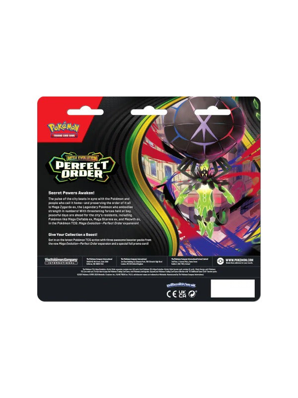 Pokémon Mega Evolution Perfect Order 3-Pack Blister 2