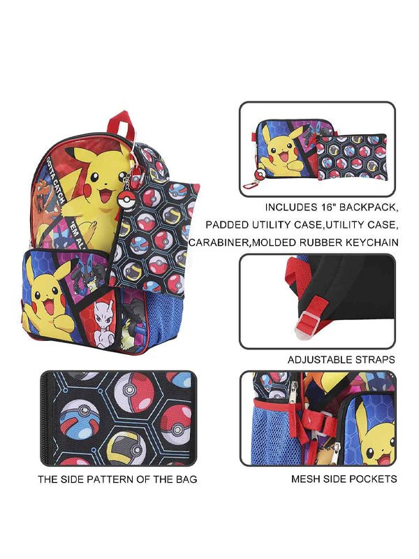 Pokémon 5 Pieces Set Backpack 15