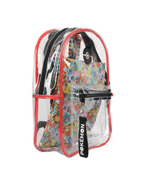 Pokémon Clear Vinyl Backpack & All Over Print Utility Case 3