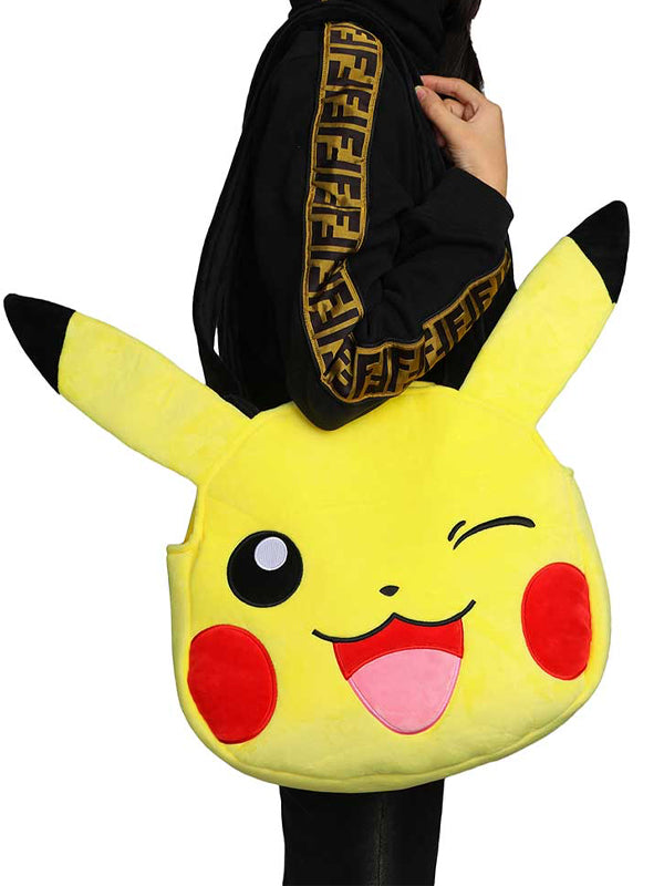 Pokemon Pikachu Plush Tote Bag 8
