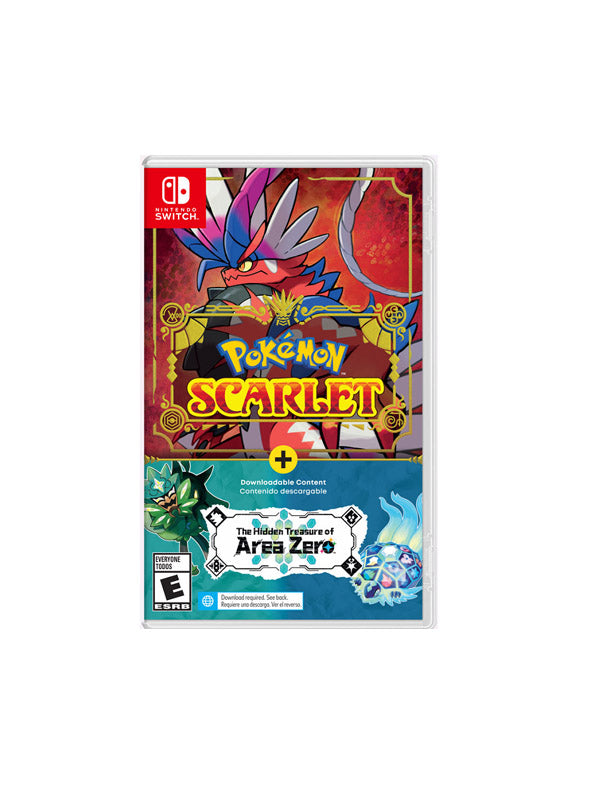 Nintendo Switch Pokemon Scarlet + The Hidden Treasure of Area Zero DLC