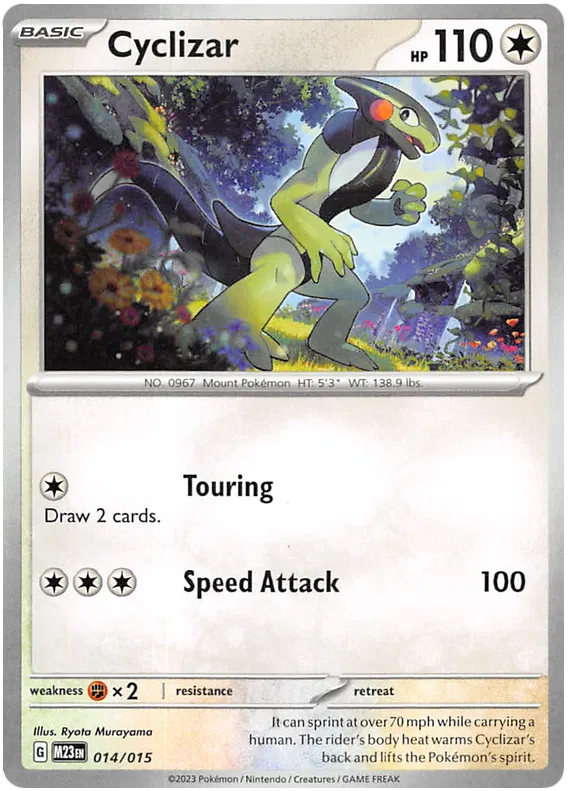 [Collector Troves] Pokemon Scarlet & Violet McDonald's Match Battle 2023 Cyclizar Card