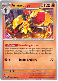Pokemon Scarlet & Violet Obsidian Flames Armarouge Card